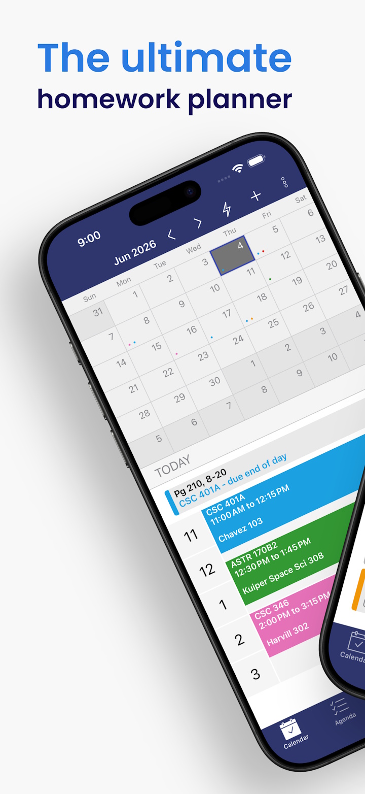 Power Planner calendar view screenshot